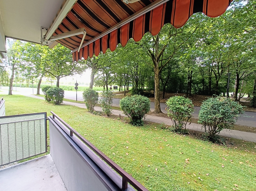 Blick vom Balkon
