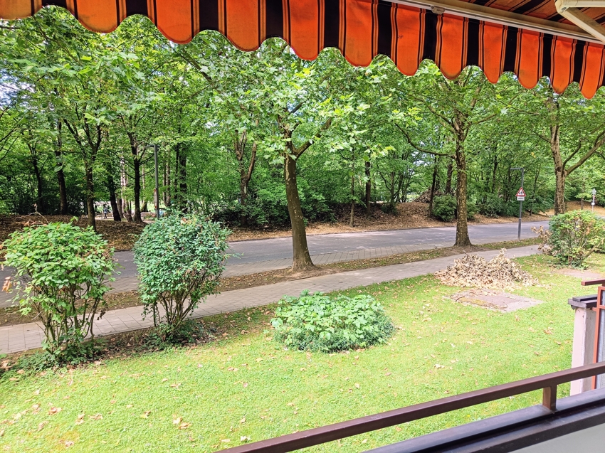 Blick vom Balkon