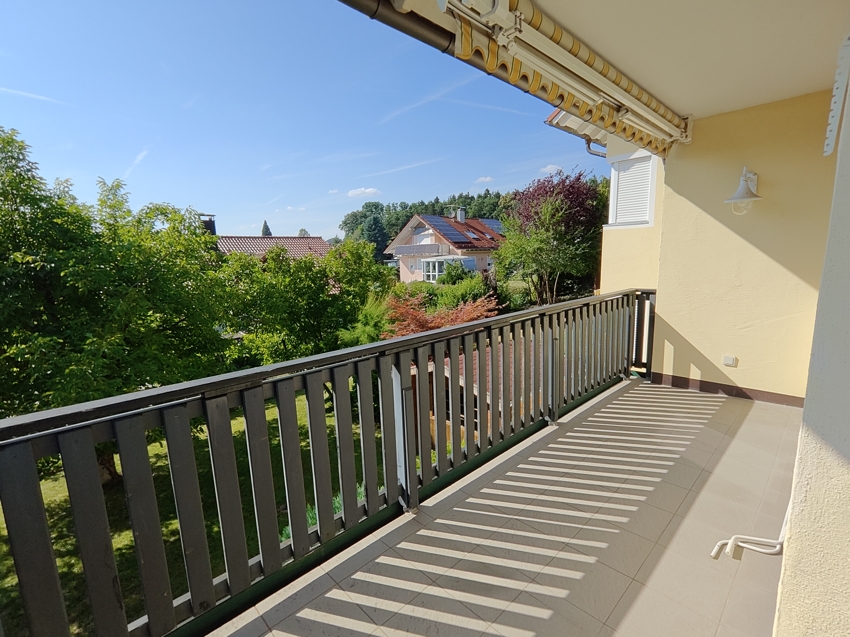 EG: Balkon zur Westseite - begehbar vom Wohn-/Esszimmer