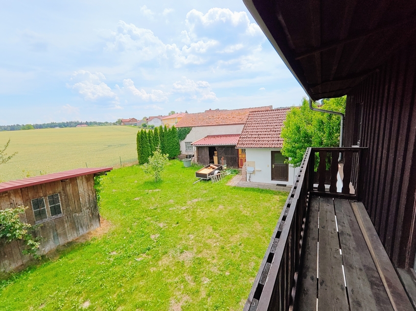 Blick vom Balkon