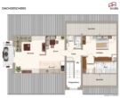 Grundriss - gemütliche 2-Zimmer-Eigentumswohnung im Dachgeschoss mit Balkon, Tiefgarage u. Kfz-Stellplatz
