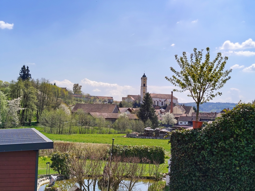 Ausblick vom Balkon