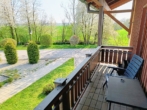 Blick vom Südbalkon - Schöne 2-Zimmer-Wohnung mit 2 Balkonen und Tiefgaragenstellplatz in Kirchham zu verkaufen