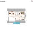 Grundriss Dachgeschoss (Hauptwohnung) - Exklusives Mehrfamilienhaus im Kurort Bad Birnbach – Ein Zuhause, das Licht, Raum u. Eleganz vereint