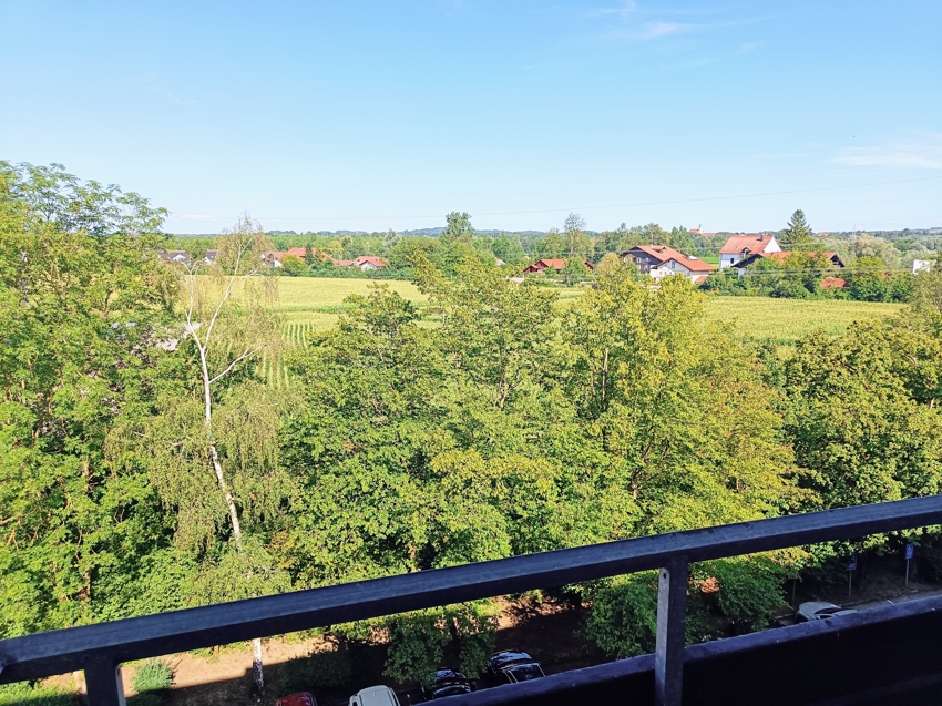 Blick vom Balkon