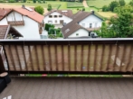 Blick vom Balkon - vermietetes Appartement mit Kfz-Stellplatz im Kurort Bad Birnbach