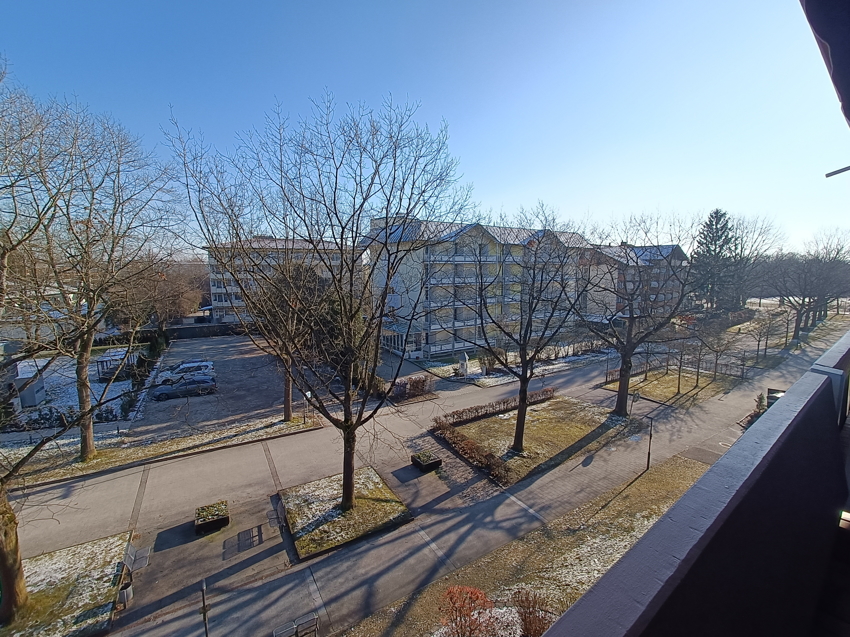 Blick vom Balkon